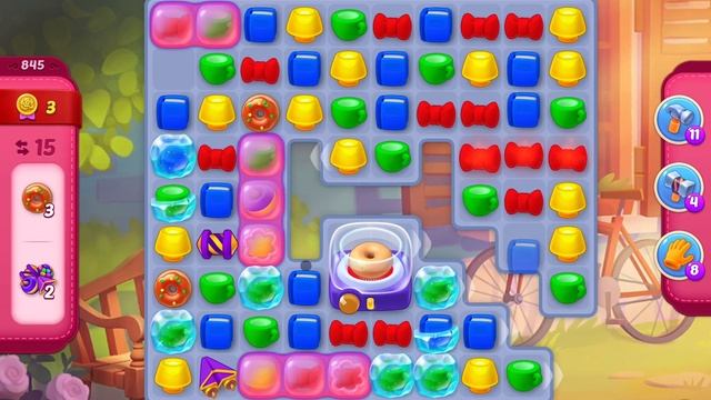 HomeScapes Level 845 No Boosters (25 Moves)