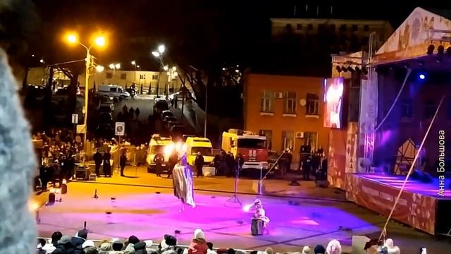 Шоу огня. Новый год 2020. Рязань новогодняя столица России. Как это было. часть 2 смотреть онлайн