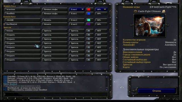 warcraft 3 castle fight p1ll1s 3x3 рвем нубков как всегда по кд с чурками смотреть онлайн
