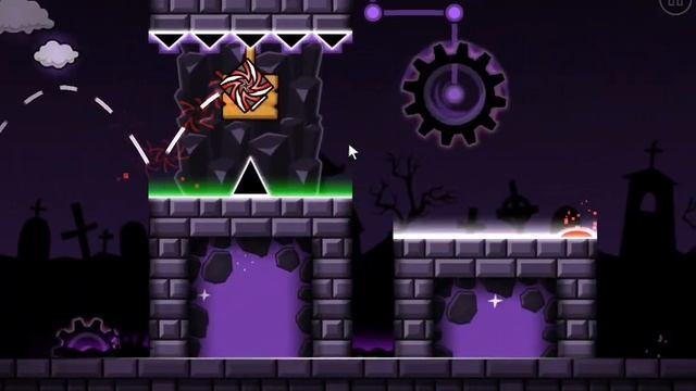 прошёл хард уровень в геометрий даш!! смотреть онлайн