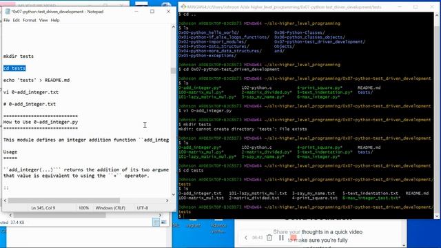 0x07 Python test driven development смотреть онлайн