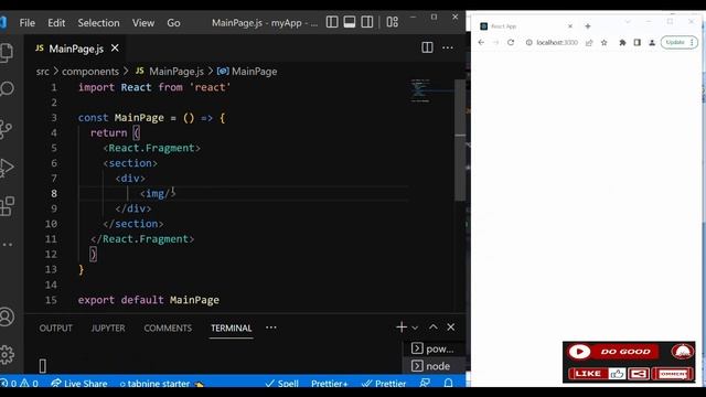 Best way to add or Import an Image into your Project with React hooks for beginners смотреть онлайн