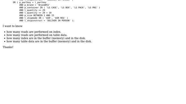 Databases: How to count the reads on index in MySQL? смотреть онлайн