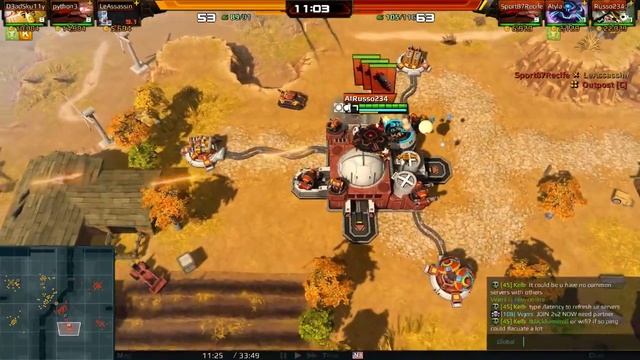 AirMech Strike 3v3 Sport87Recife Atyla & Russo234 Vs D3adsku11y Python3 & LeAssassin Map смотреть онлайн