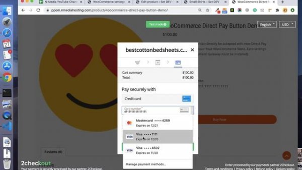 WooCommerce Direct Pay Button with 2Checkout ConvertPlus - Quick Checkout