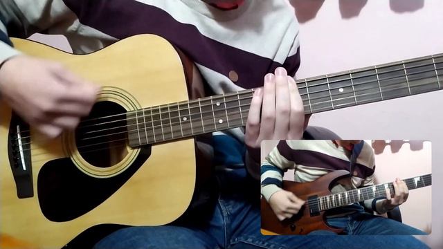 Adieu - Enter Shikari (Guitar Cover w/solo in the end) смотреть онлайн