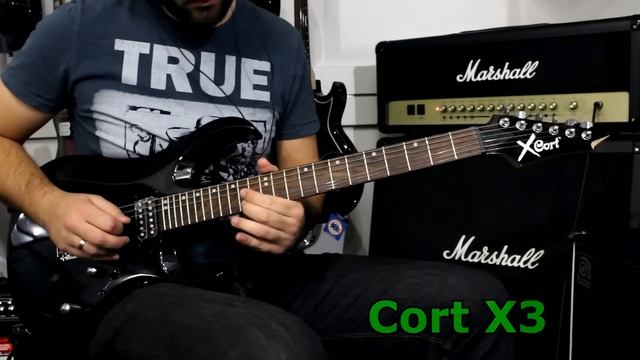 Cort X1 VS Cort X3 - Guitar Battle #1