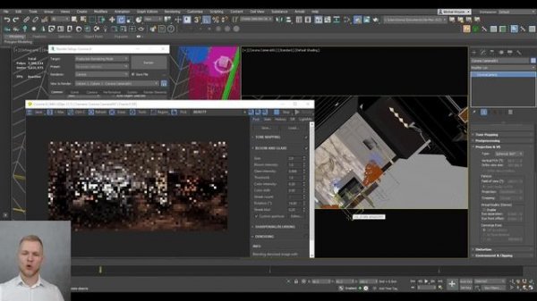 3ds Max - 360 º Panorama 3d Render Tour [3ds Max + Corona]