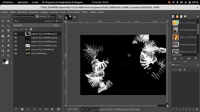 SEPARAÇÃO DE CANAIS DE CORES COM GIMP PARA SERIGRAFIA [SILK] смотреть онлайн