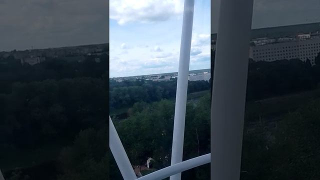 колесо обозрения площадь победы вид на город с высоты птичьего полёта смотреть онлайн