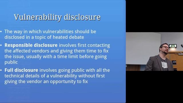 Software Vulnerabilities: Computer Security Lectures 2014/15 S2 смотреть онлайн