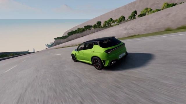 Satisfying Car Crash Game HIGH SPEED JUMPS #5 - BeamNG Drive смотреть онлайн