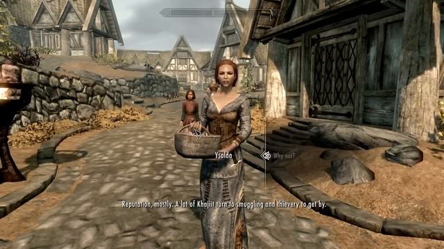 Skyrim Japanese Voice With English Subtitles - Ysolda