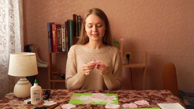 Веточка Сакуры | Поделки для детей смотреть онлайн