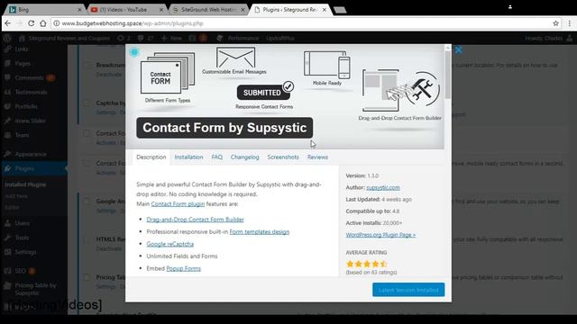 Siteground Wordpress Review: Contact Form 7 vs. Contact Form by Supsystic смотреть онлайн