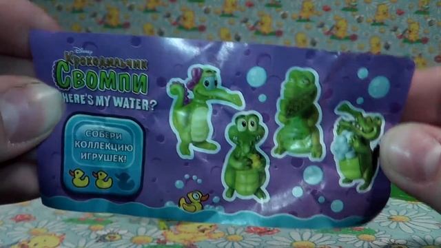Unboxing Surprise eggs Крокодильчики Свомпи surprise eggs, Crocodile Swampy Wheres My Water #2 смотреть онлайн