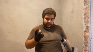 Начинаем ремонт ! Штробление стен в ванной под канализацию !