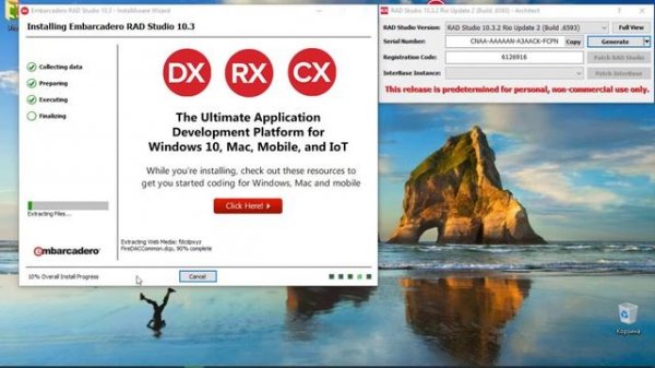 Delphi 10.3.2 Install Key