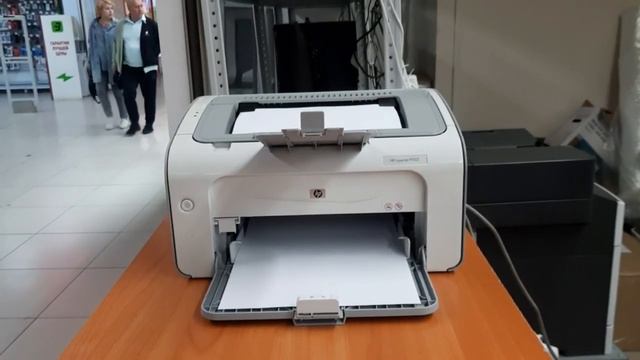Тест лазерного принтера HP LaserJet P1102 смотреть онлайн