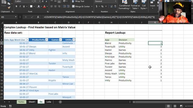 Retrieve The Correct Column Header (Leila Gharani Kevin Lehrbass Excel Challenge) смотреть онлайн