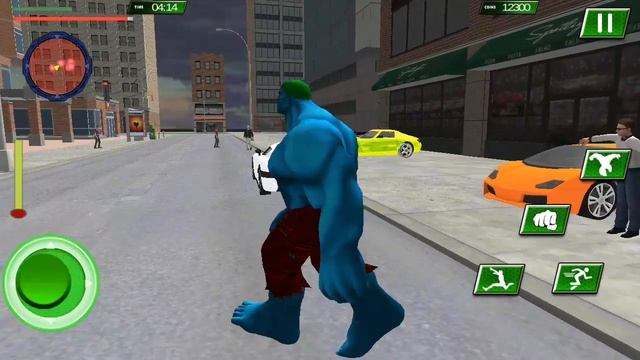 Incredible Green Monster Hero Fight City Rescue | Monster Hero Vs Hulk Android GamePlay смотреть онлайн