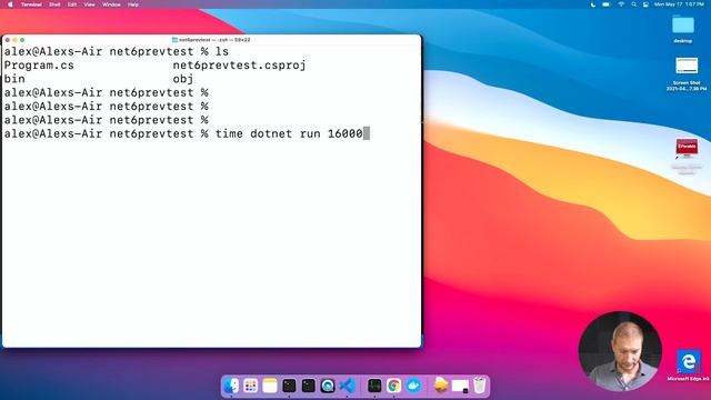 M1 MacBook vs Ryzen 7 Lenovo .NET 6 Test смотреть онлайн