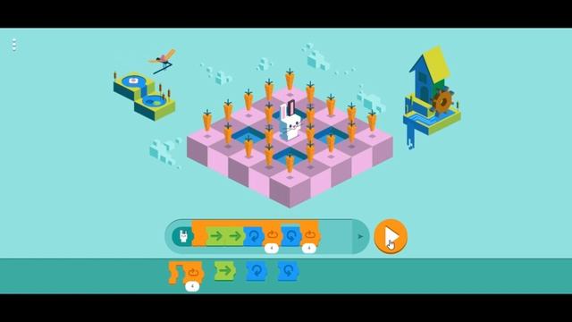 Popular Google Doodle Games Rabbit Coding (Kelinci) Shortest Solutions смотреть онлайн