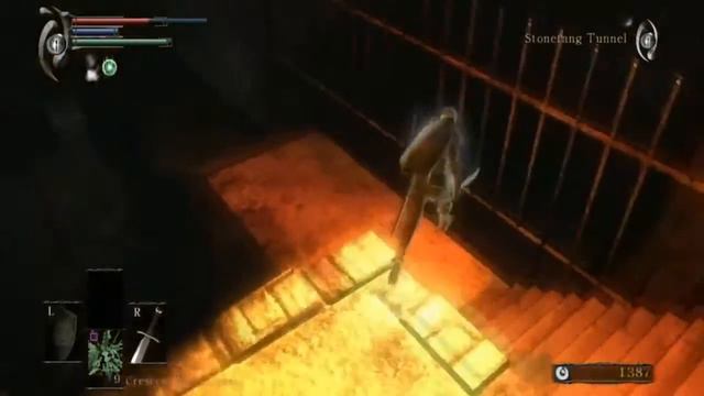 Прохождение Demon's Souls 4 Тоннель Каменный Клык смотреть онлайн