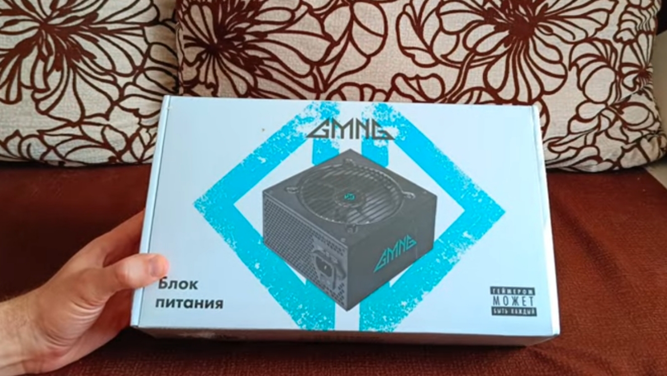 Unboxing блока питания GMNG GG-PS1000M смотреть онлайн