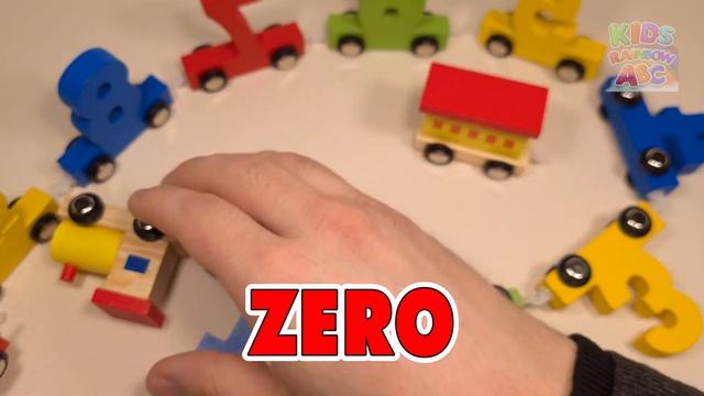 Digital Train Puzzle | Wooden Toys with Numbers from 12345678910 | Learn to Count | Kids Rainbow AB смотреть онлайн
