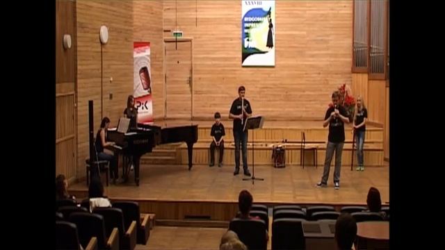 Ансамбль блокфлейт BREVIS John Rutter Antique Suite 3 Aria смотреть онлайн