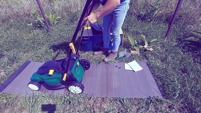 сборка Электрическая газонокосилка FinePower GRL200-43 смотреть онлайн