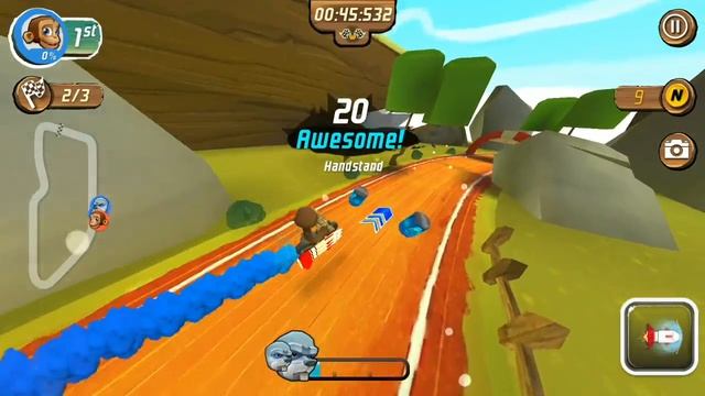 Nitro Chimp Grand Prix Game - New Android Gameplay 2017 смотреть онлайн