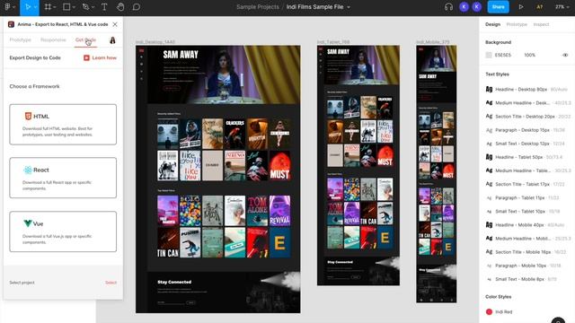 Getting started with the Anima plugin - Anima for Figma смотреть онлайн