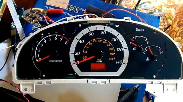 Lacetti dashboad tach & speedo test смотреть онлайн