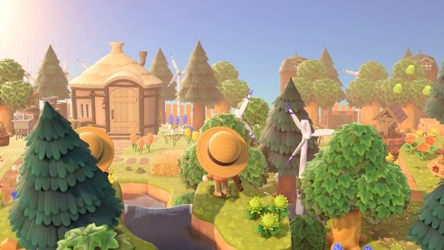 Overgrown Farmcore Autumn Island with Stunning Views // Animal Crossing New Horizons смотреть онлайн