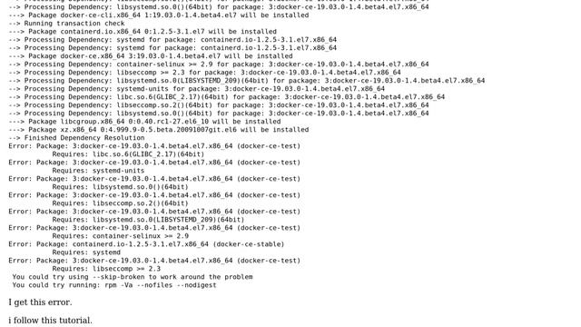 Can not install docker to centos 6.1 смотреть онлайн