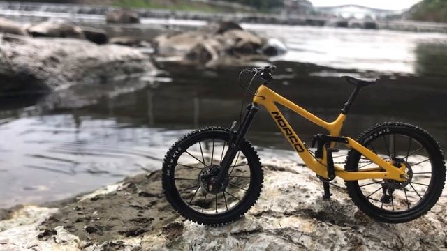 finger bike,miniature MTB ( Norco sight c2 ) смотреть онлайн