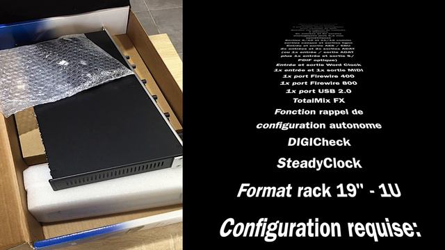 Unboxing RME FIREFACE 802 смотреть онлайн