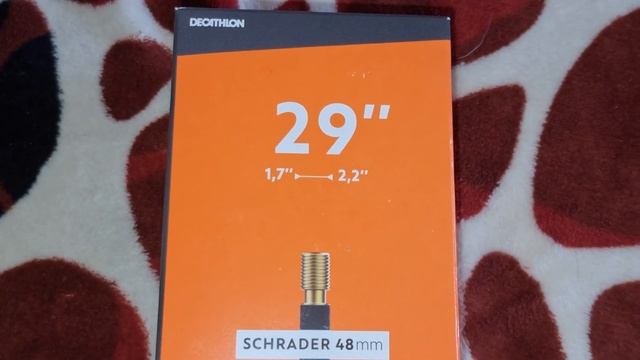 обзор велокамеры decathlon 29" 1.7-2.2", Schrader 48 mm смотреть онлайн