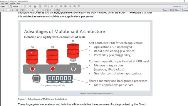 oracle 19c Multitenant/Container Database Architecture Basics Oracle19c Container Pluggable Databas смотреть онлайн