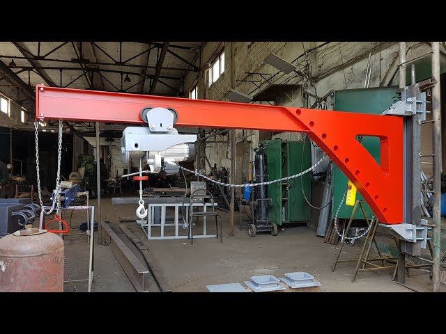 Самый красивый консольный кран на 1000кг смотреть онлайн