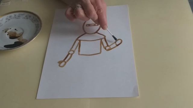 Нарисуем рыцаря из сказочного королевства. смотреть онлайн