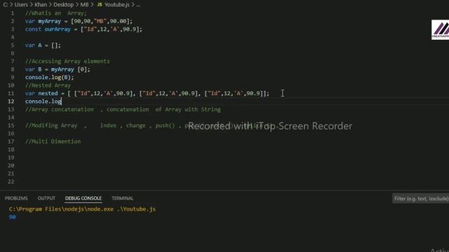 Array in JavaScript #8 | Javascript Tutorial for Begineers | Learn java script in 20 minuts смотреть онлайн