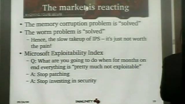 Owasp5055 - Dave Aitel - Memory Corruption And Buffer Overflows смотреть онлайн