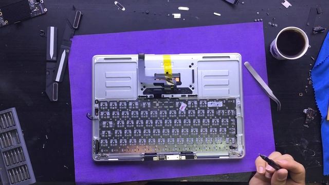 Macbook Air 13 A2179 Klavye Değişimi, Keyboard Replacement. смотреть онлайн