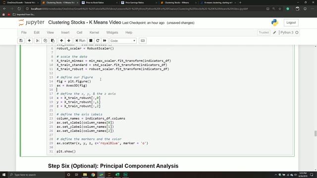 Clustering Stocks With Python | Part 4 PCA & Plotting смотреть онлайн
