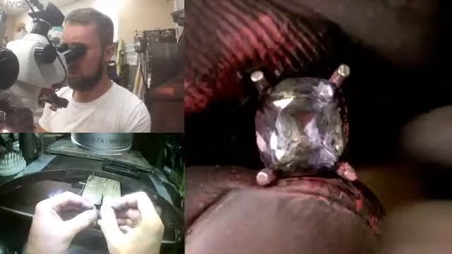Делаю серьги с Грозовой шпинелью смотреть онлайн