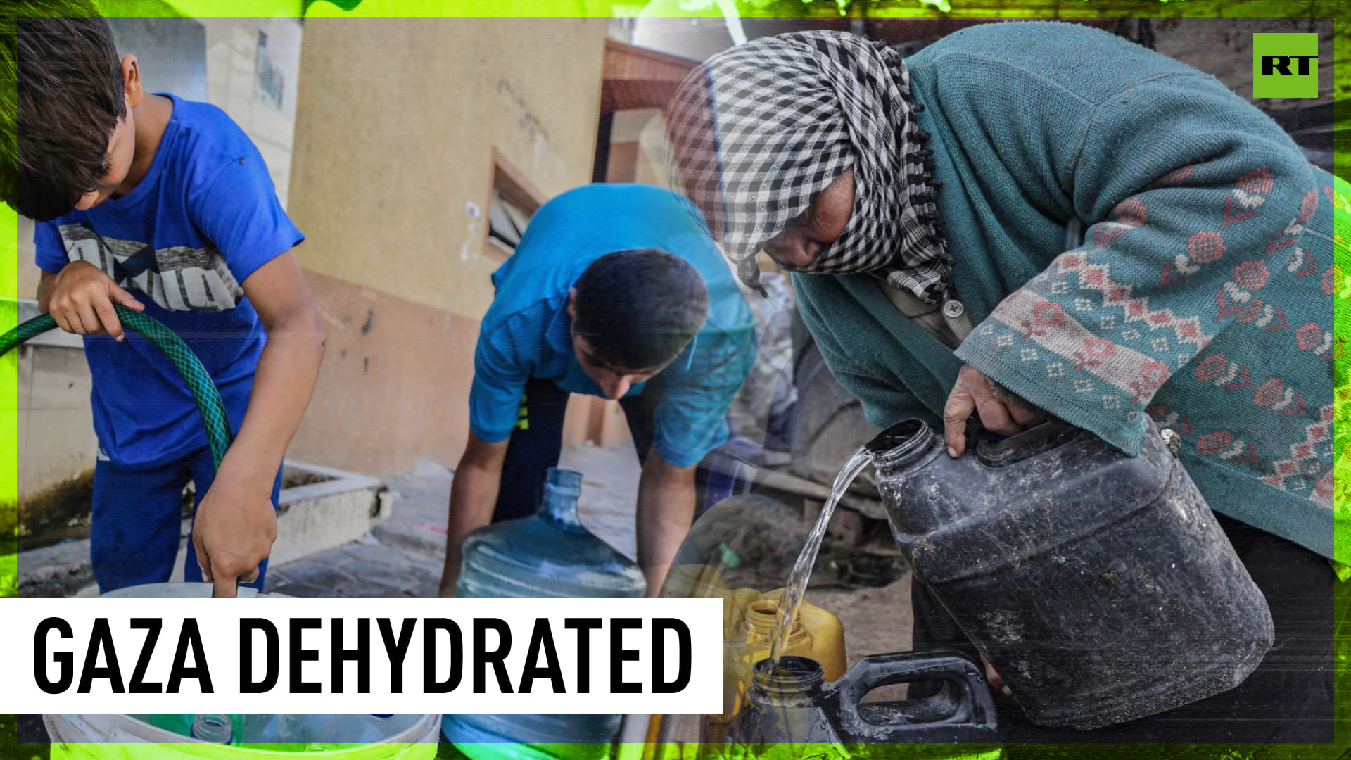 NGO Blames Gaza Water Disaster On Israel’s Strikes