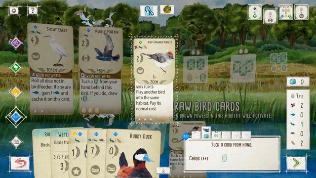 WINGSPAN / NO FOOD CHALLENGE / Digital Game Playthrough смотреть онлайн